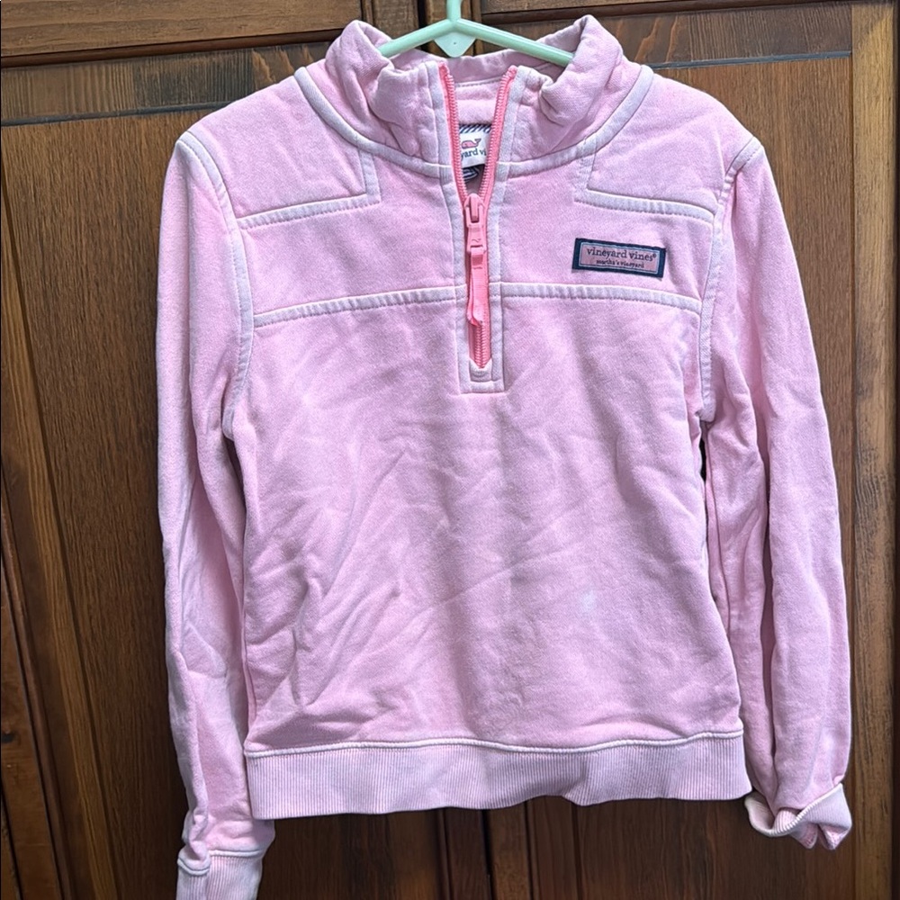 Vineyard Vines Light Pink Fleece Pullover